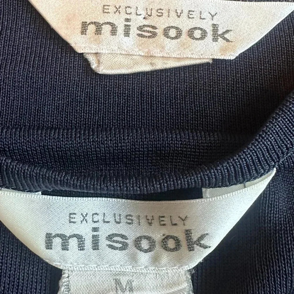 Exclusively Misook Two Piece Cardigan Tank Top Shirt Set Size Medium Women's - Picture 13 of 13